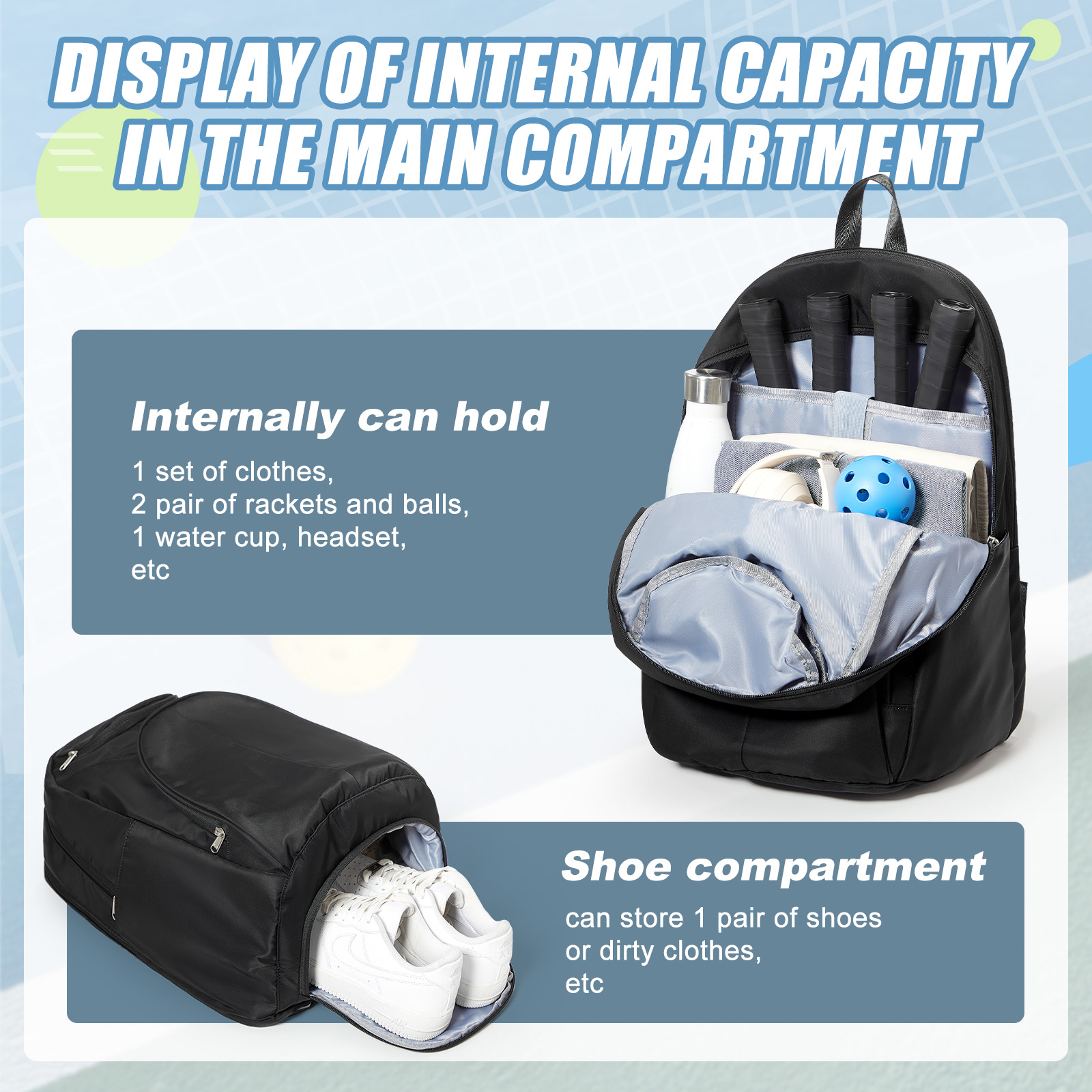 Tennis Bag Tennis Backpack 2 R - Women Shoes Tennis review and price