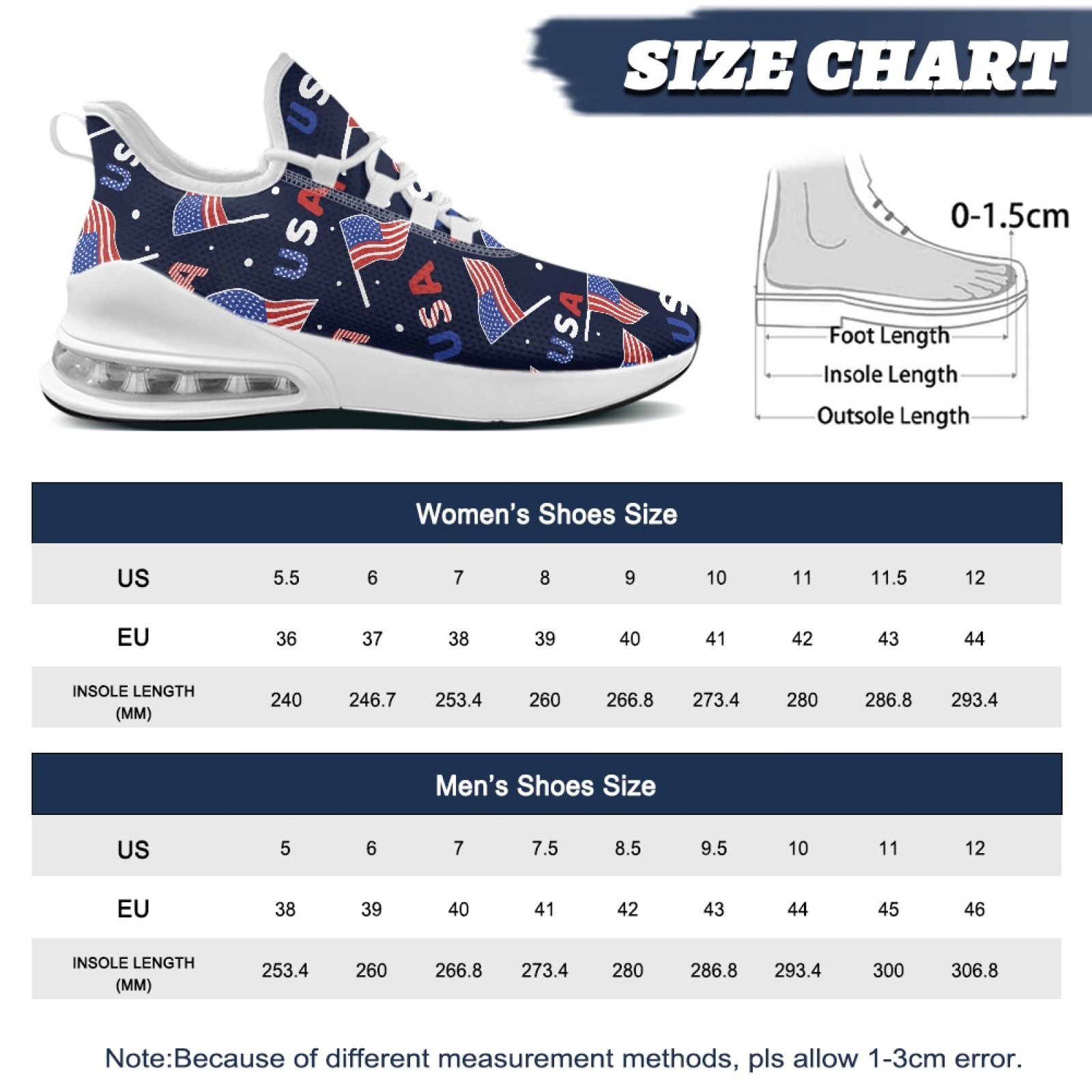 PENSTROLL American Flag Lightw - Women Shoes Tennis review and price