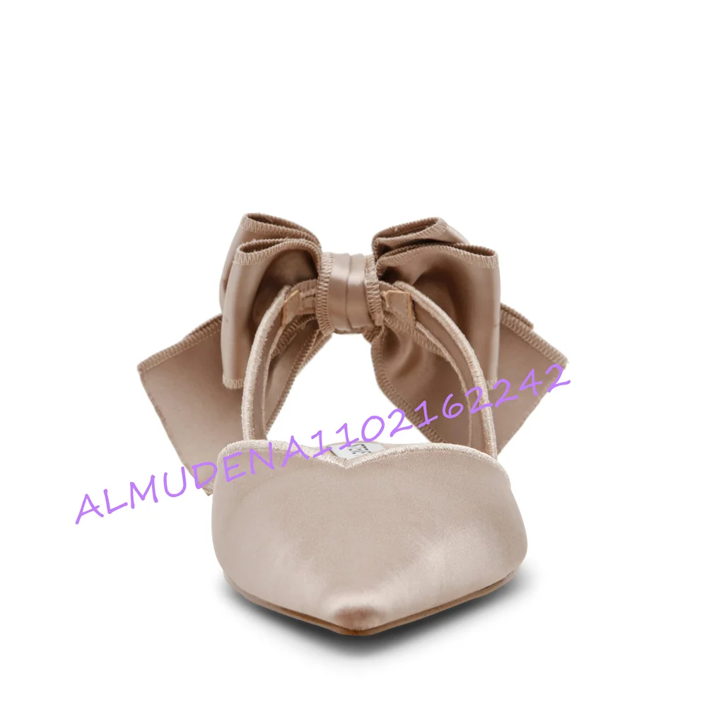 Elegant Women Satin Pointed To - Mule Slip On review and price