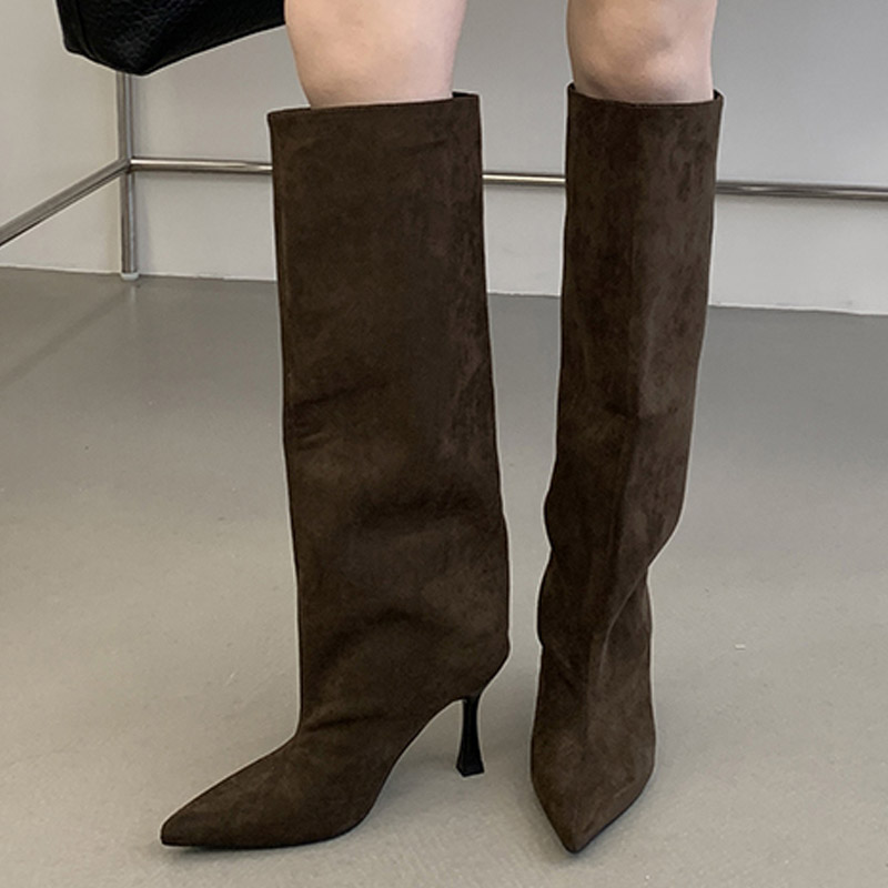 Eilyken Winter Retro Design Po - Knee High Boots Women review and price