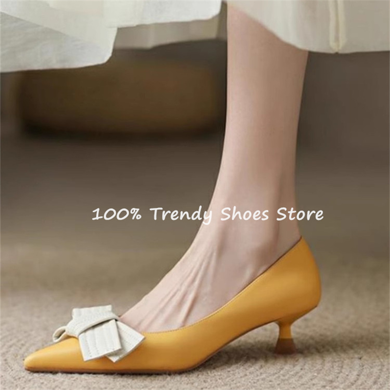 Butterfly Knot Decor Women Sli - Women'S Shoes Quality review and price