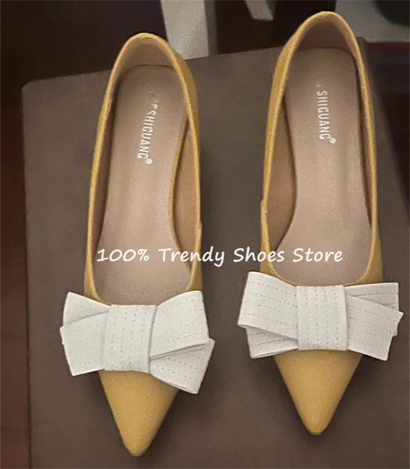 Butterfly Knot Decor Women Sli - Women'S Shoes Quality review and price