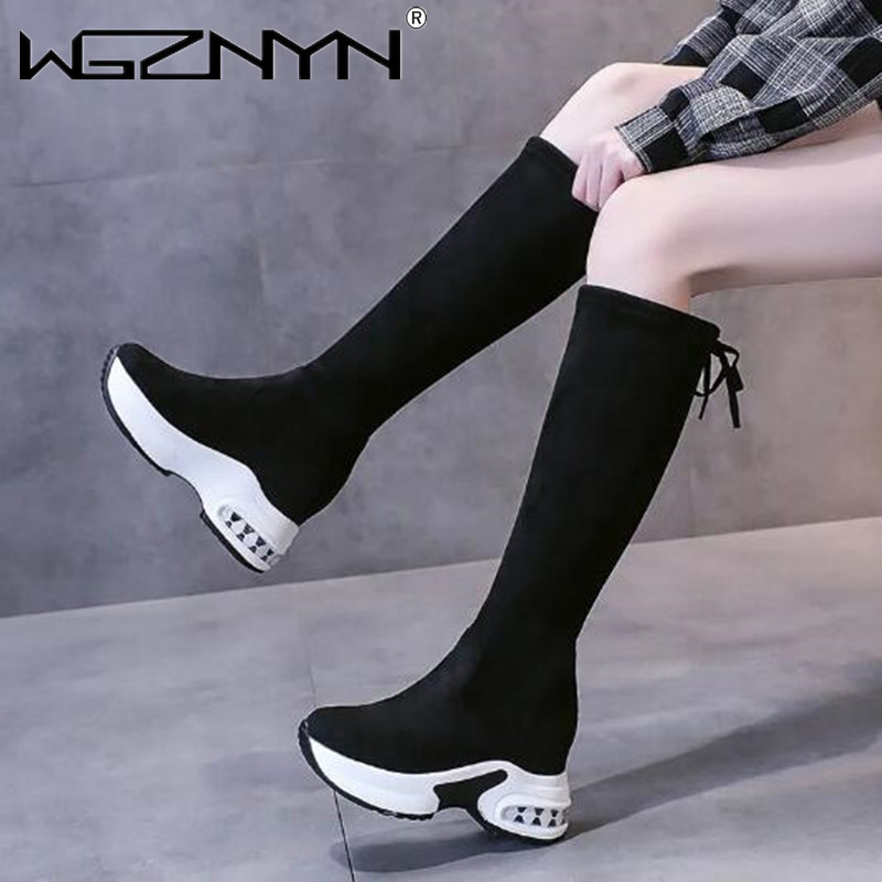 Winter Warm Chunky Platform Lo - Knee High Boots Women review and price