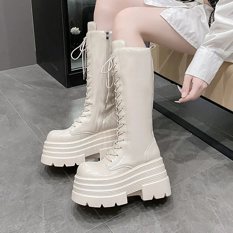 10CM New Women's Roman Long Bo - Knee High Boots Women review and price